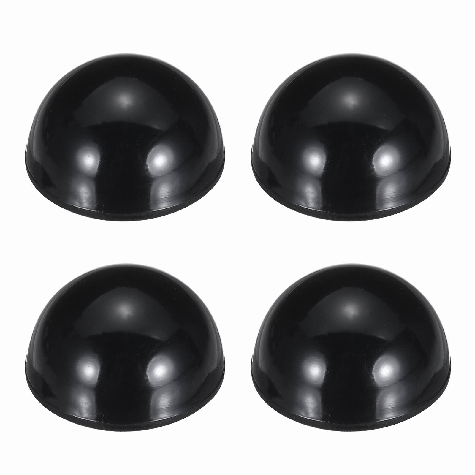 Front. Unique Bargains - Rubber Speaker Isolation Feet, 0.71"x0.39" Anti-Vibration Pad with Adhesive for Turntable Subwoofer 4pcs - Black.