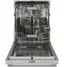 Alt View 2. Monogram - 24" Top Control Smart Built-In Stainless Steel Tub Dishwasher with 3rd Rack, Steam + Sanitization and 39 dBA - Stainless steel.
