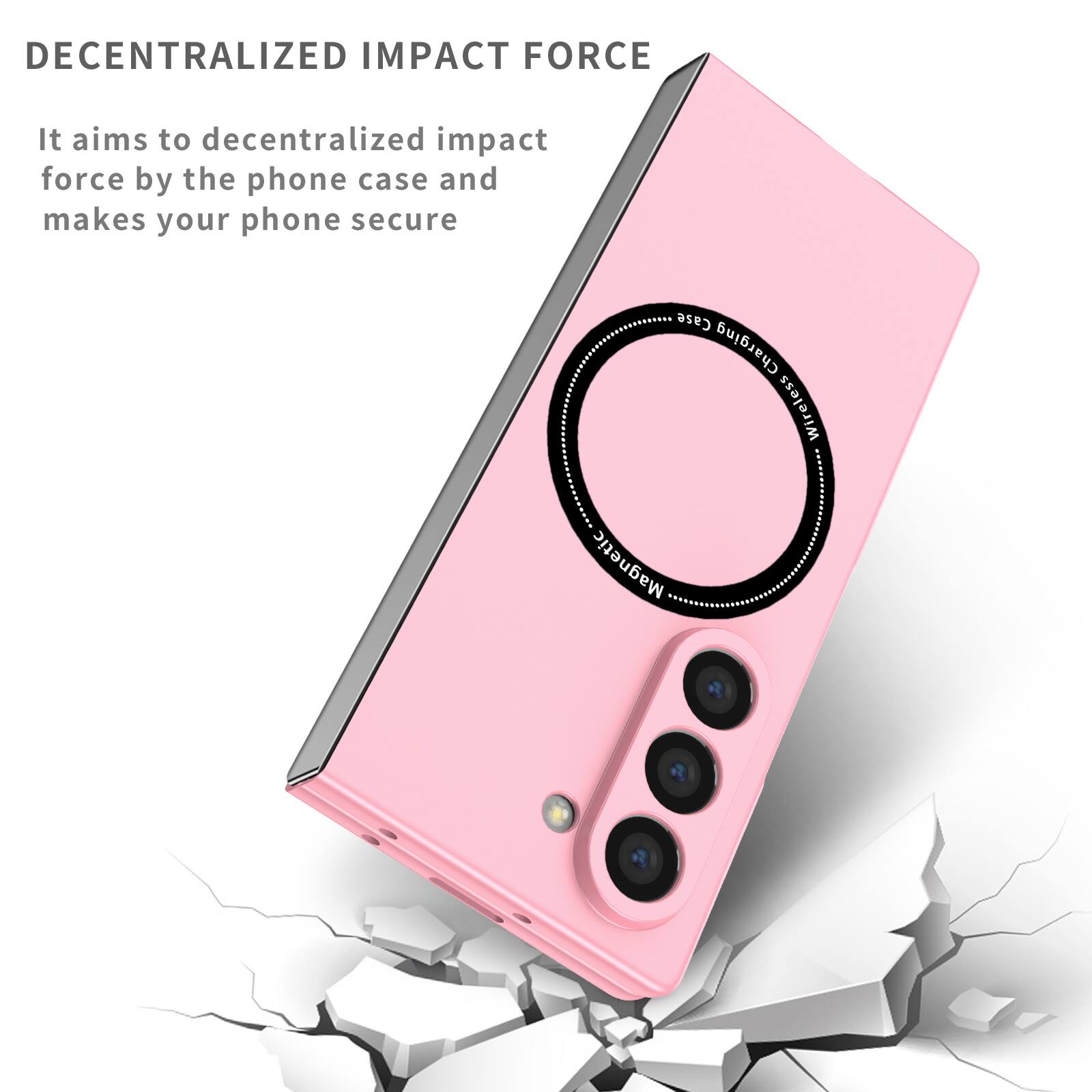 DECENTRALIZED IMPACT FORCE

It aims to decentralized impact force by the phone case and makes your phone secure

Case Charging Wireless Magnetic