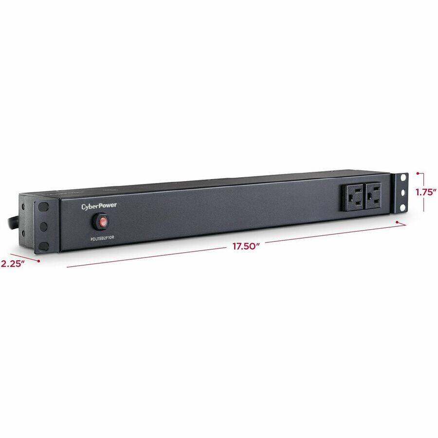 CyberPower  
PDU15B2FIOR  
17.50"  
2.25"  
1.75"