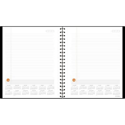 Alt View 1. AT-A-GLANCE - AT-A-GLANCE Plan. Write. Remember. 8.5" x 11" Daily Planner, Poly Cover, Black/Orange - Black/Orange.