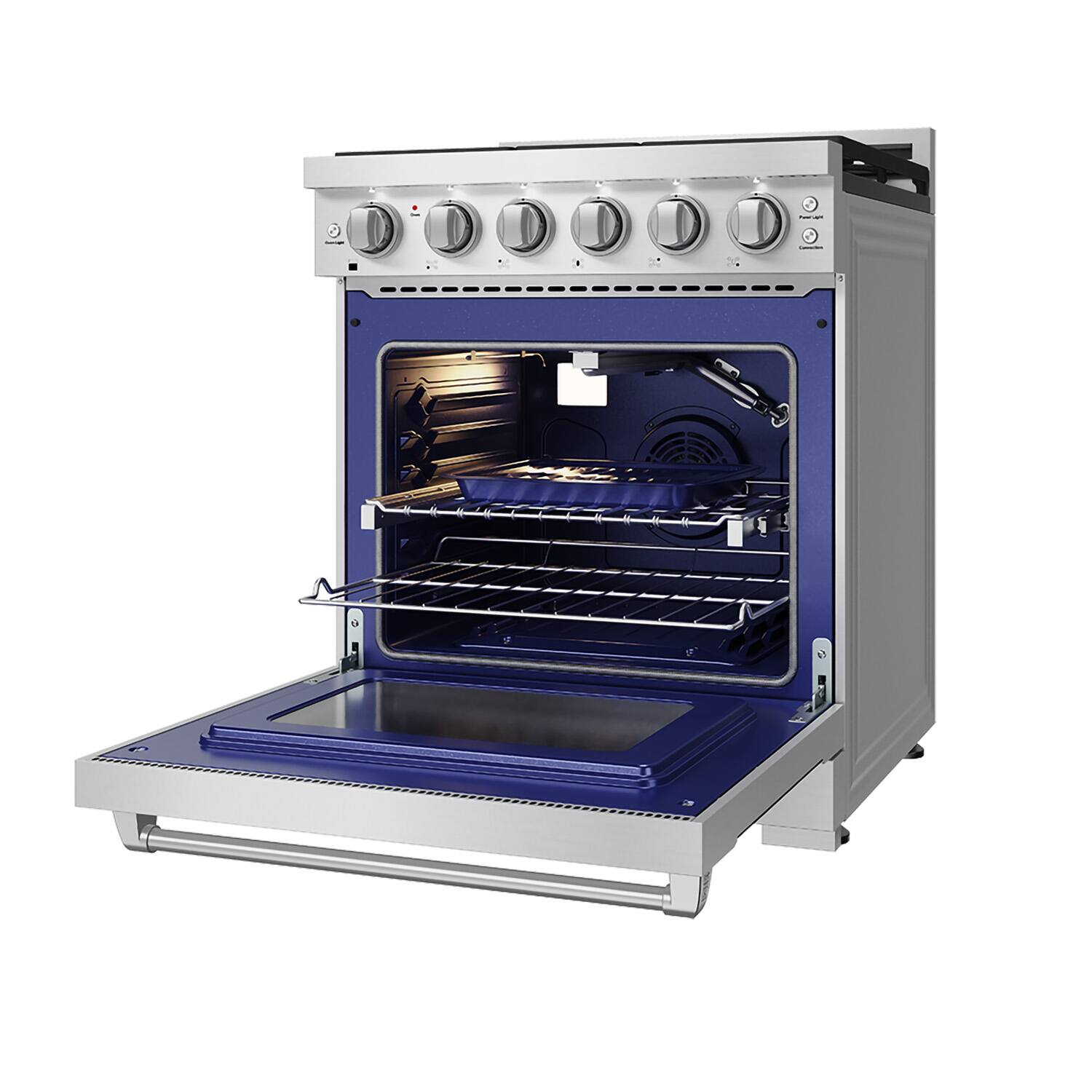 Alt View 7. Thor Kitchen - Gordon Ramsay Series by Thor Kitchen 4.55 Cu. Ft Freestanding Gas Range - Stainless Steel.