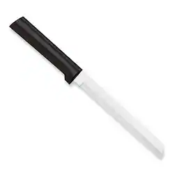 Rada - Cutlery 6-Inch Bread Knife Stainless Steel Serrated Blade, Handle - Black