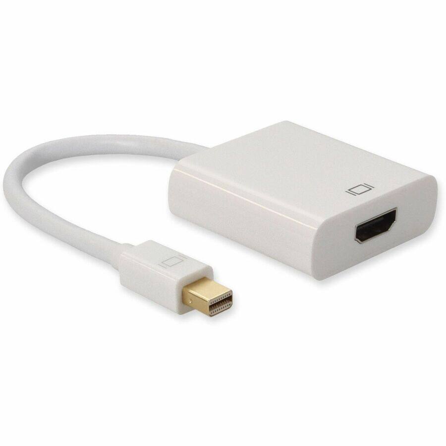Alt View 7. AddOn - AddOn 5-Pack of Mini-DisplayPort 1.1 Male to HDMI 1.3 Female White Adapters For Resolution Up to 2560x1600 (WQXGA) - White.
