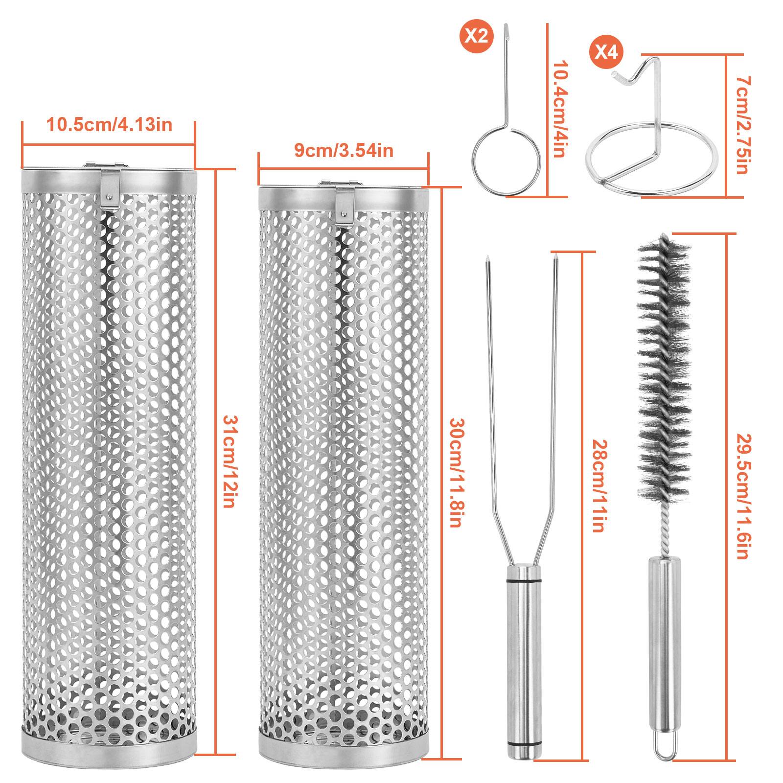 10.5cm/4.13in, 9cm/3.54in X2, 10.4cm/4in X4, 7cm/2.75in, 31cm/12in, 28cm/11in, 29.5cm/11.6in