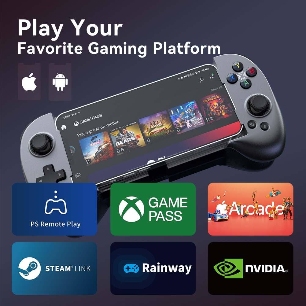 Play Your Favorite Gaming Platform

- PS Remote Play
- GAME PASS
- STEAM LINK
- Rainway
- NVIDIA
- GAME PASS
- Arcade