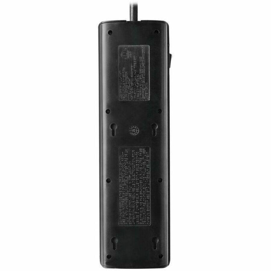 Alt View 3. Tripp Lite - Tripp Lite series Protect It! TLP88DBUC 8-Outlets Surge Suppressor/Protector - Household Electronic, Computer, Printer - Black.