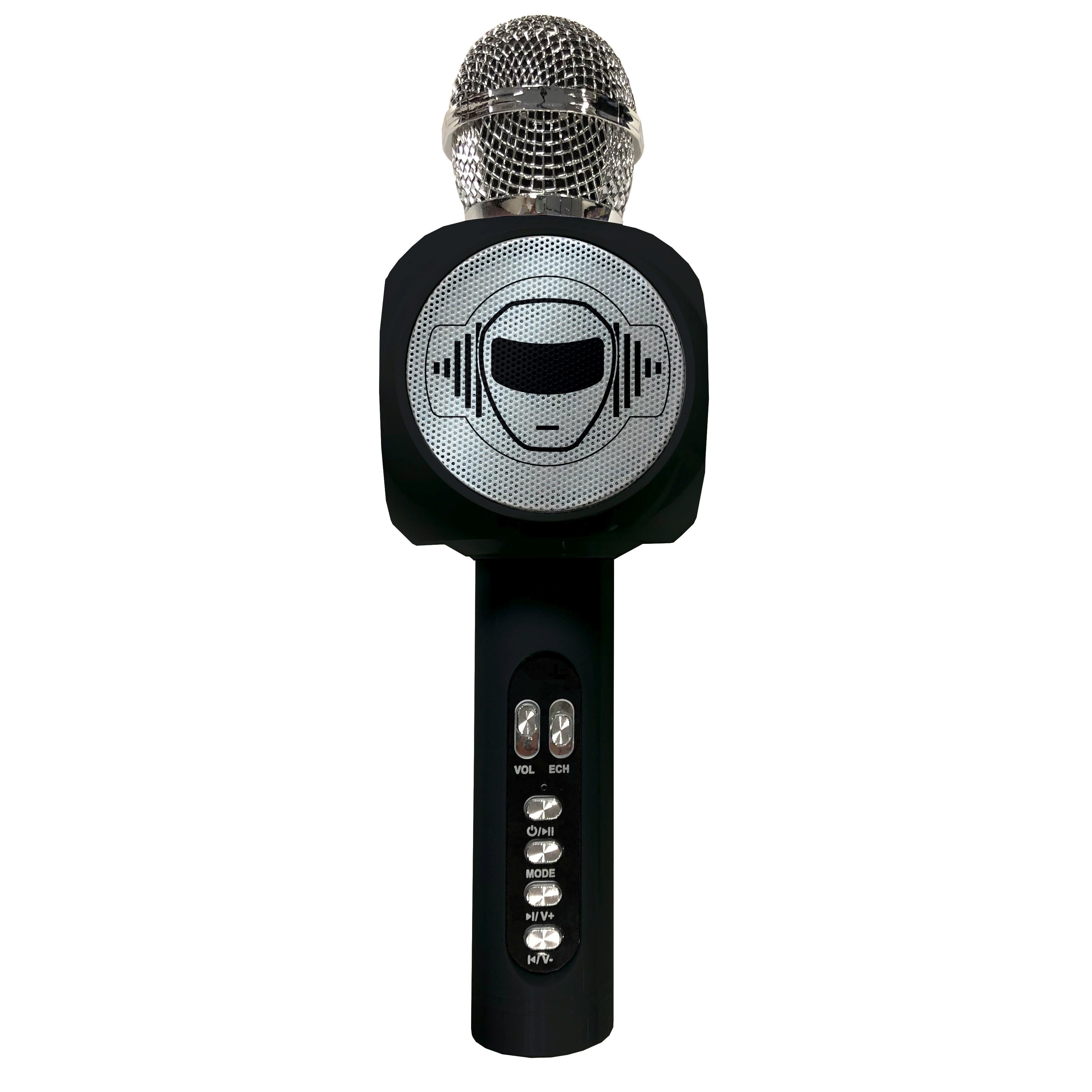 Lexibook - IParty Bluetooth Karaoke Mic with Speaker, Lights & Voice Changer