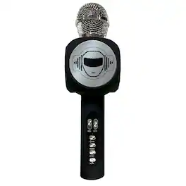 Lexibook - IParty Bluetooth Karaoke Mic with Speaker, Lights & Voice Changer