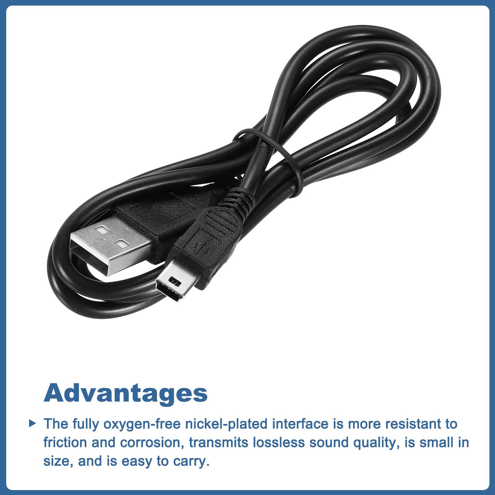 Advantages

The fully oxygen-free nickel-plated interface is more resistant to friction and corrosion, transmits lossless sound quality, is small in size, and is easy to carry.