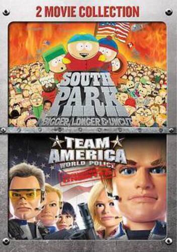 Front. South Park: Bigger, Longer & Uncut / Team America: World Police   - DVD.