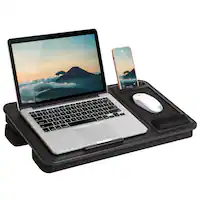 LapGear - Elevation Pro Lap Desk (Fits up to 15" Laptop) - Black Carbon - Front_Zoom