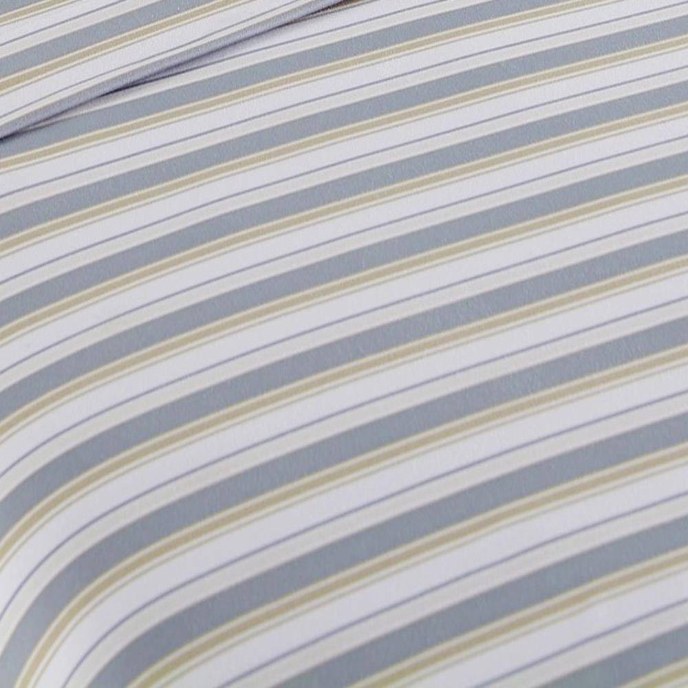 Alt View 2. Shavel Home Products - Shavel Micro Flannel Printed Sheet Set - King Flat/Fitted Sheet 108x110/80x78x18" 2-Pillowcase 21x40" - Metro Stripe - Metro stripe.