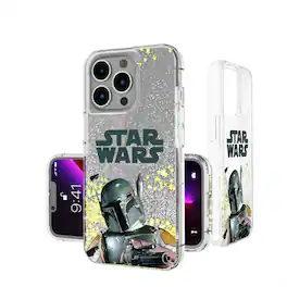 Keyscaper - Star Wars: The Empire Strikes Back Color Block Glitter Phone Case - Apple iPhone 13 - Boba Fett
