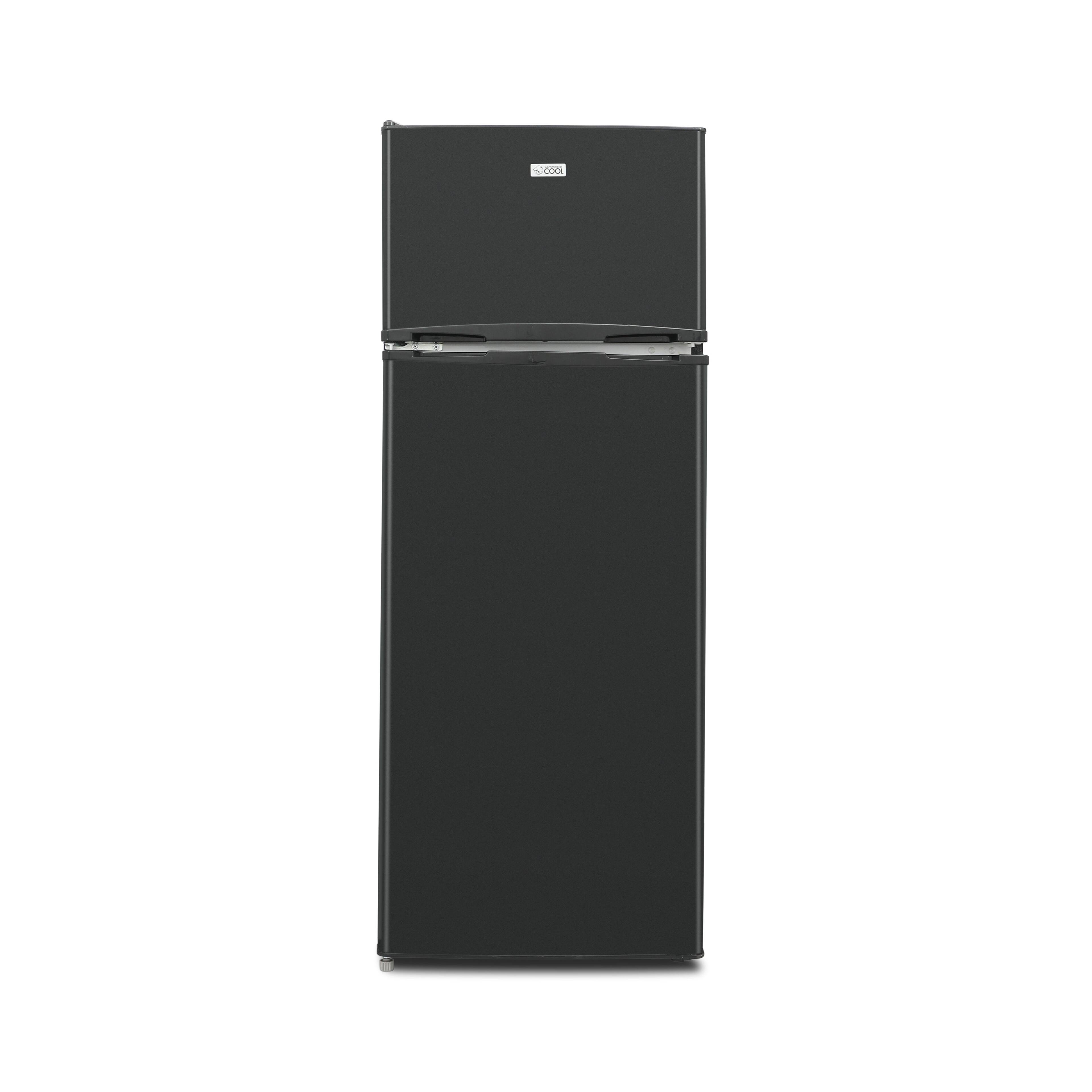 Angle. Commercial Cool - COMMERCIAL COOL 7.7 Cu.Ft. Top Mount Refrigerator, Black - Black.