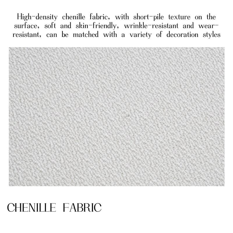 High-density chenille fabric, with short-pile texture on the surface, soft and skin-friendly, wrinkle-resistant and wear-resistant, can be matched with a variety of decoration styles

CHENILLE FABRIC
