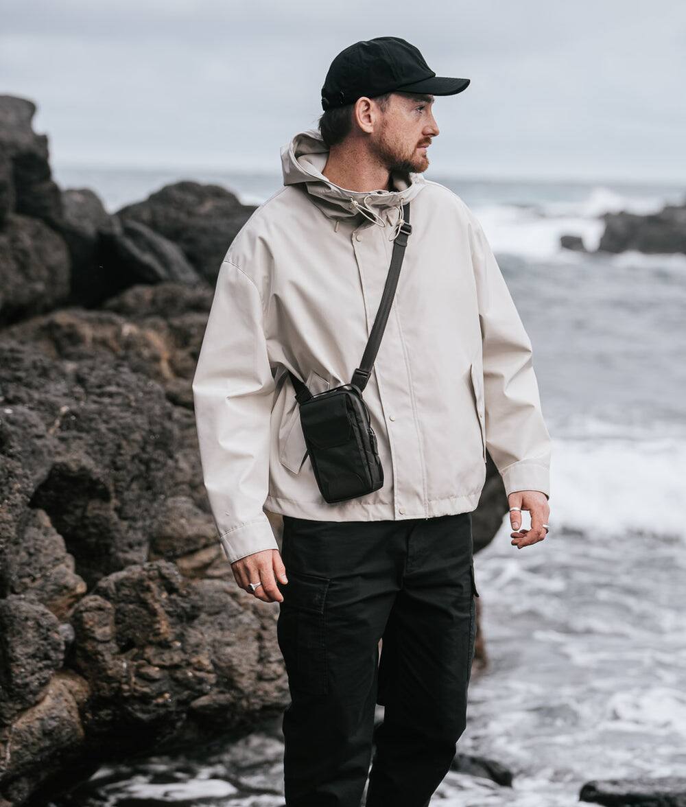Alt View 7. ALPAKA - Modular Sling V2 Phone Sling Bag, Crossbody Pouch Fits Max Smartphones/Compact Camera, YKK AquaGuard - Black Ultradyne 100D.