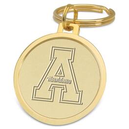 Jardine - Appalachian State Mountaineers Team Logo Split-Wire Key Ring - Gold