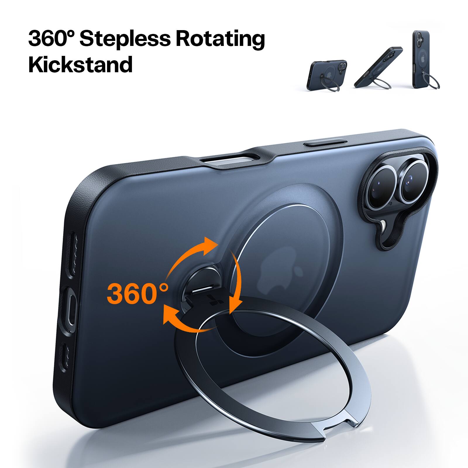 360° Stepless Rotating Kickstand