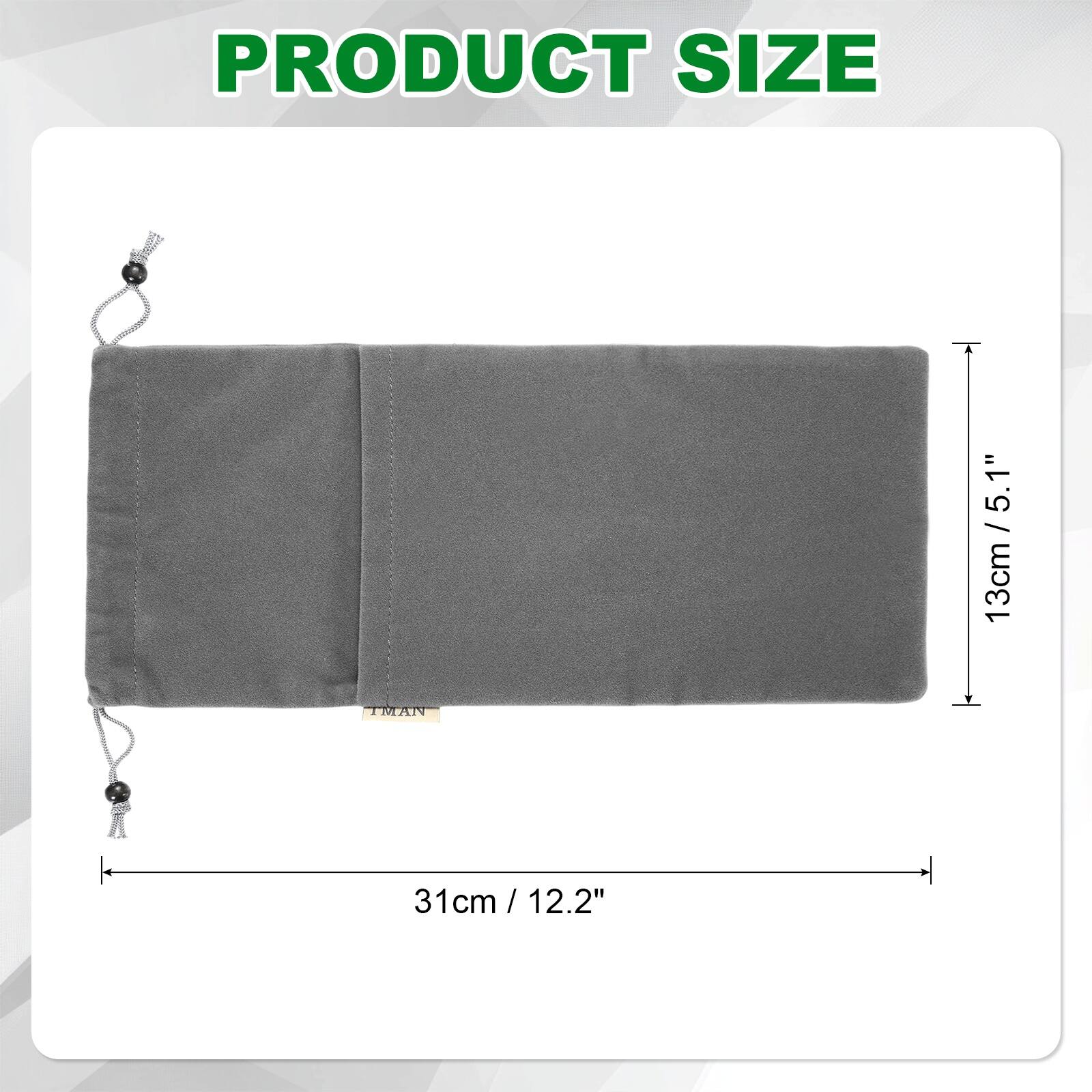 PRODUCT SIZE  
5.1" 13cm  
TMA 31cm  
12.2"