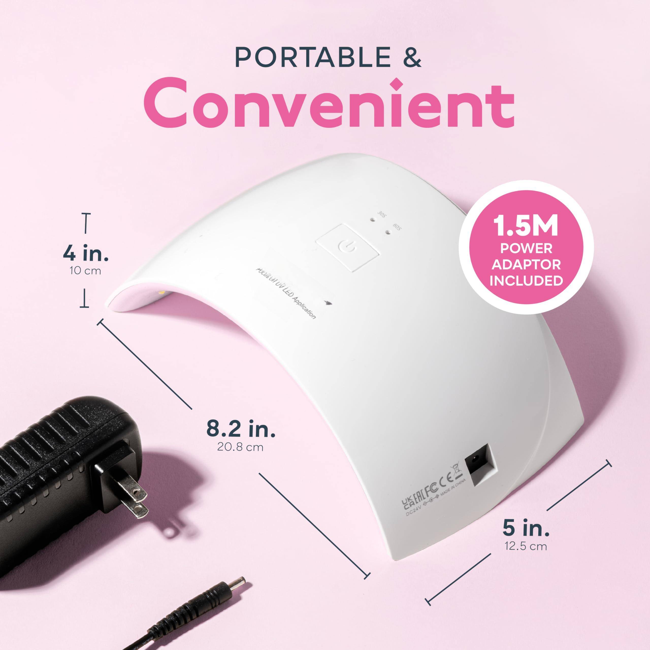 PORTABLE & Convenient

4 in. 10 cm

8.2 in. 20.8 cm

5 in. 12.5 cm

1.5M POWER ADAPTOR INCLUDED