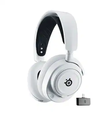 Front. SteelSeries - Arctis Nova 7X Wireless Gaming Headset for Xbox Series X|S, Xbox One - White.