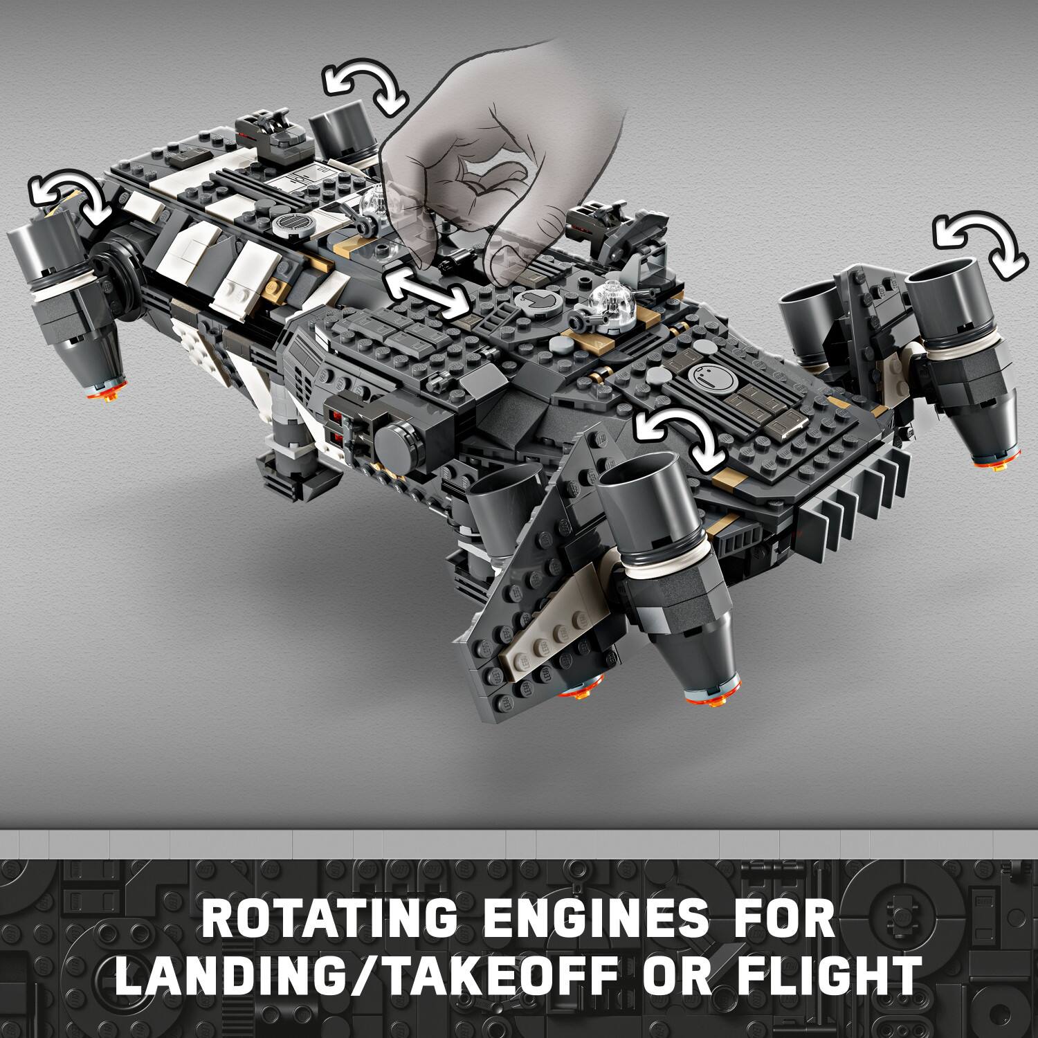 ROTATING ENGINES FOR LANDING/TAKEOFF OR FLIGHT