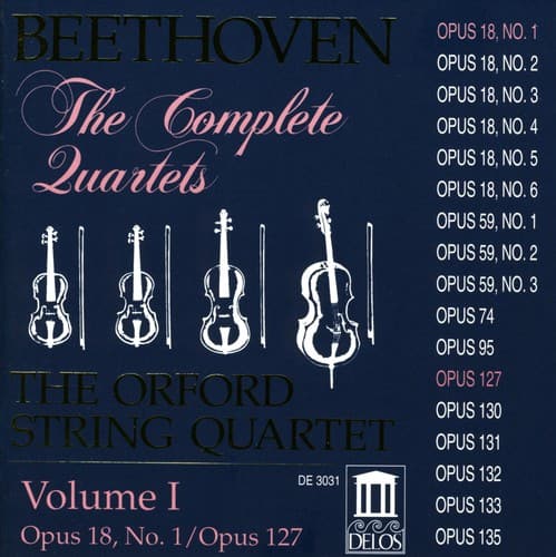 Orford String Quartet - Complete Quartets 1  - COMPACT DISCS