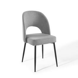 Rouse Upholstered Fabric Dining Side Chair by Modway - Gray