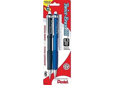 Twist-Erase III  
0.5 mm Fine  
Automatic Pencil  
Jumbo Eraser  
Comfort Grip  
Pentel
