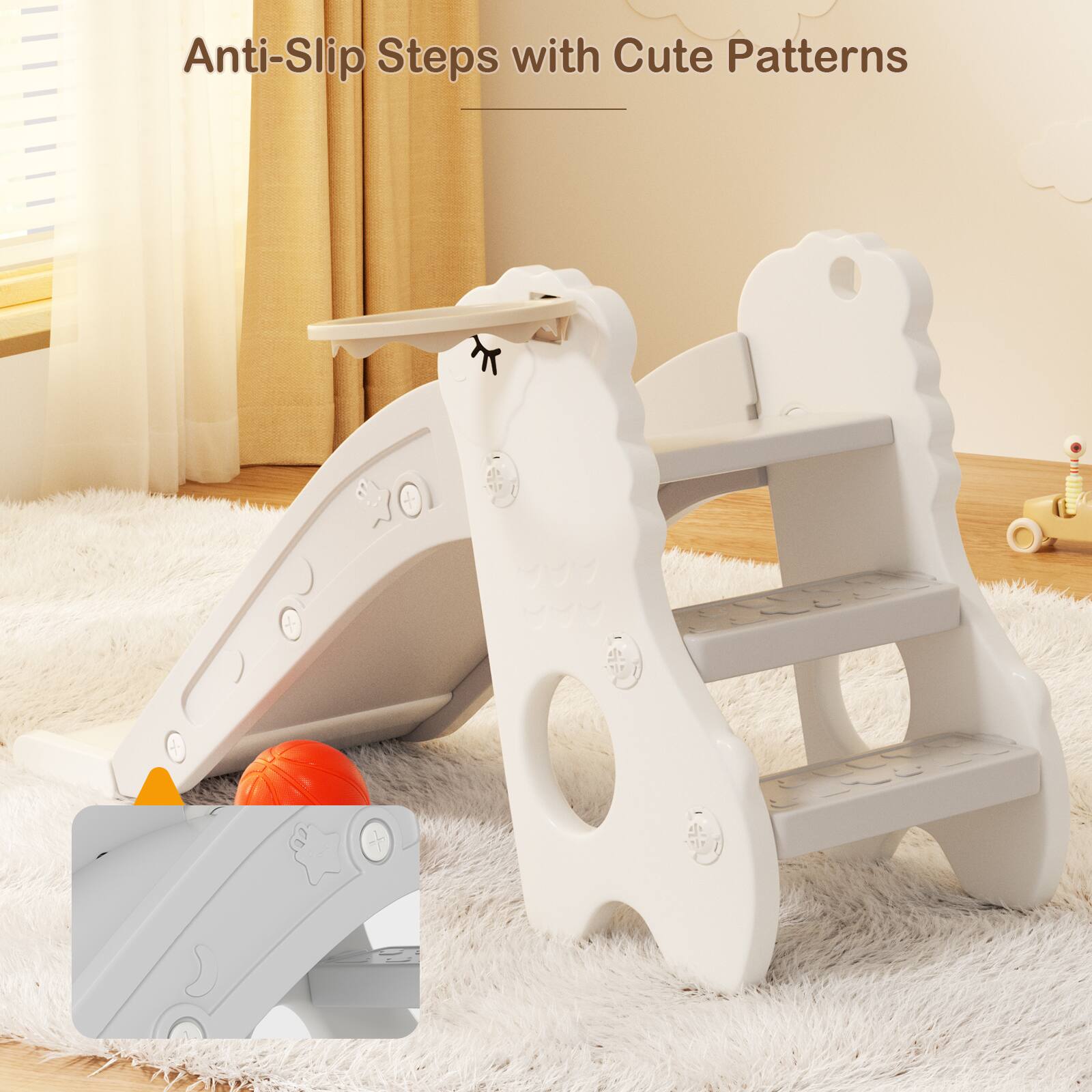 Anti-Slip Steps with Cute Patterns