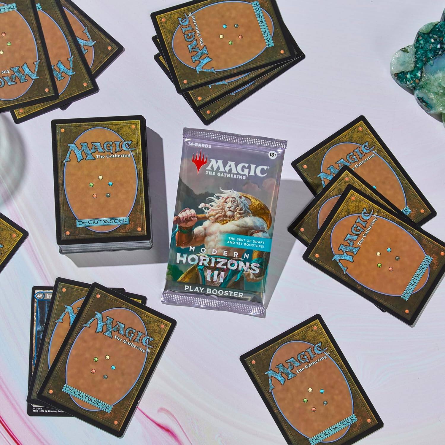 N WyeI Garlering The DECKMASTER  
A11 X W 14-GARDS MAGIC The Gathering 13+ MAGIC Gathering THE MAGIC GATHERING R DECKASTCR SIYWV Gathering TrE 1.8 ANE OF ORAFT TE 1AT BOOSTERE MODERN HORIZONS M BOSTLNDRa PLAY BOOSTER In MAGIC The Gathering MAGIC The Gathering .... DECRITASCER DECRMASTER
