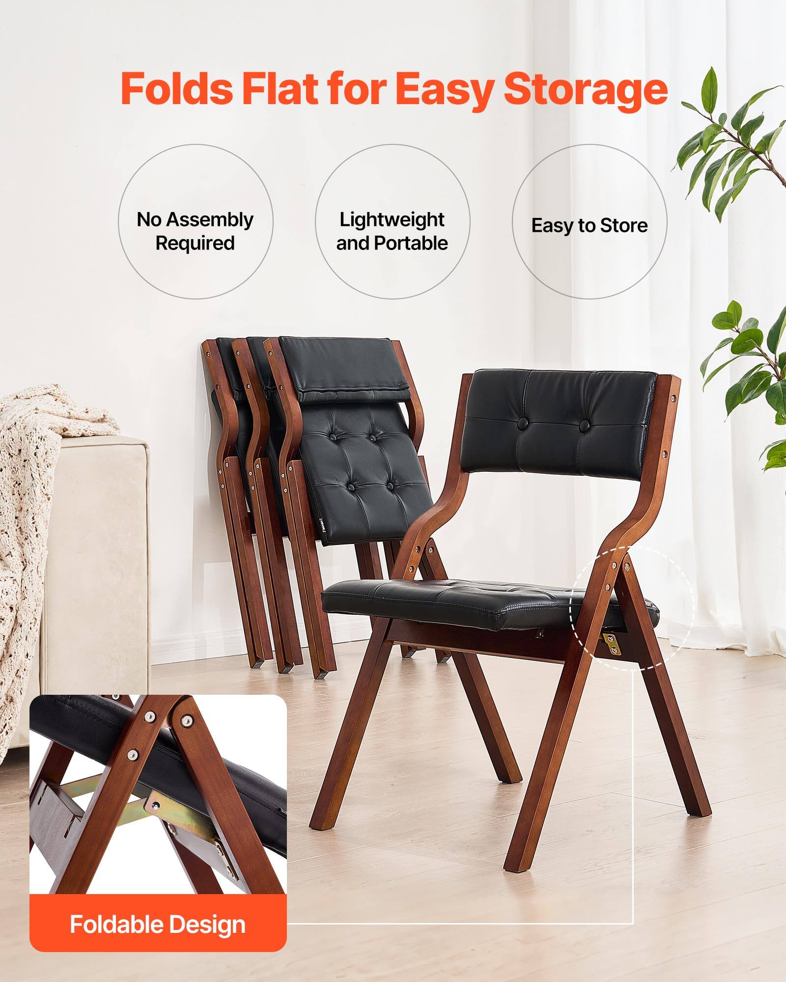 Folds Flat for Easy Storage

- No Assembly Required
- Lightweight and Portable
- Easy to Store

Foldable Design