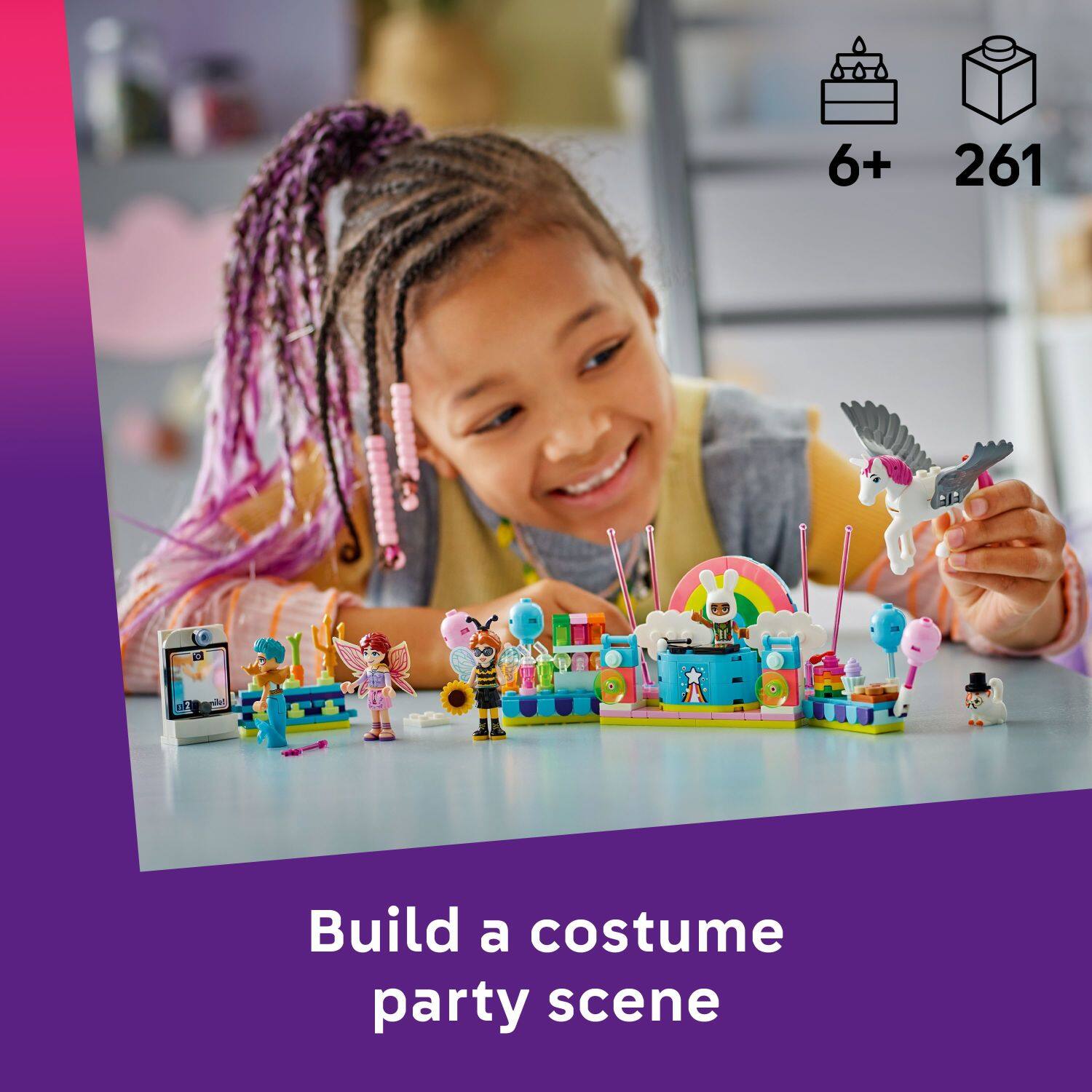 6+ 261 Build a costume party scene