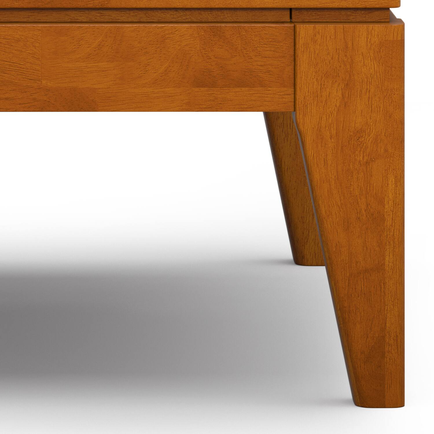 Alt View 14. Simpli Home - Harper End Table - Teak Brown.