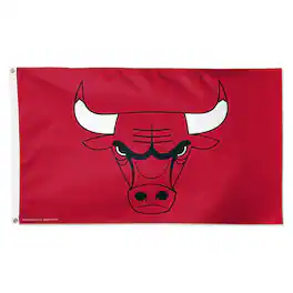 WinCraft - Chicago Bulls 3' x 5' Single-Sided Deluxe Primary Team Logo Flag - Multicolor