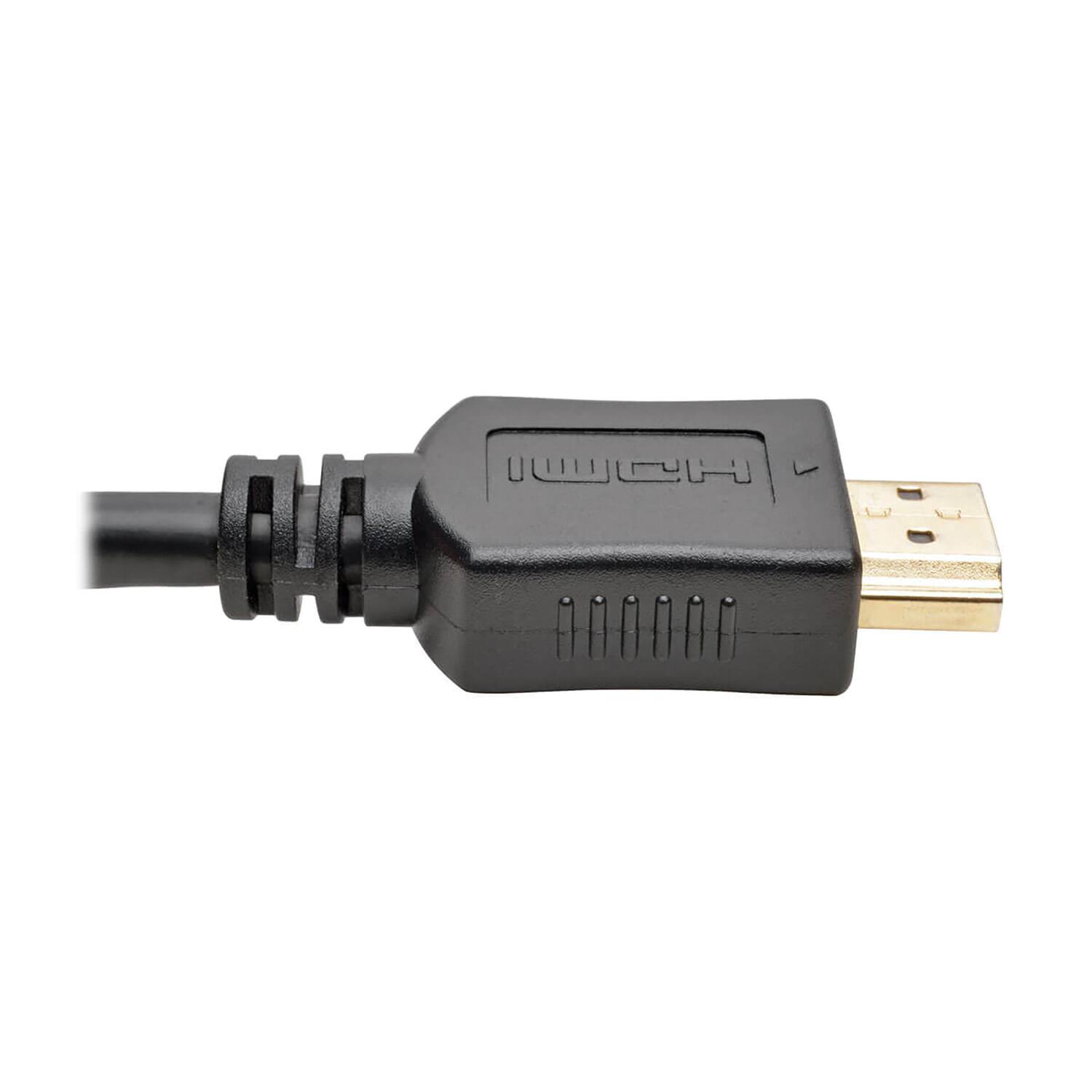 Back. Tripp Lite - Tripp Lite By Eaton1900 X 1200 At 60 Hz Hdmi Male To Vga Male Low-profile Active Adapter Cable, 6 Ft. - Black.