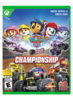 X SERIES X XB ONE. NT7 E 2 CO A 05 26 PAW PATROL - RESCUE WHEELS CHAMPIONSHIP. E ESRB i 02 OG nickelodeon Outright Games.