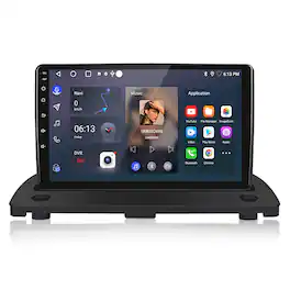 Junsun - For Volvo XC90 2004-2014 9" 2+64GB Android 14 carplay Car Stereo Radio GPS Navi WIFI RDS DSP Bluetooth FM - Black
