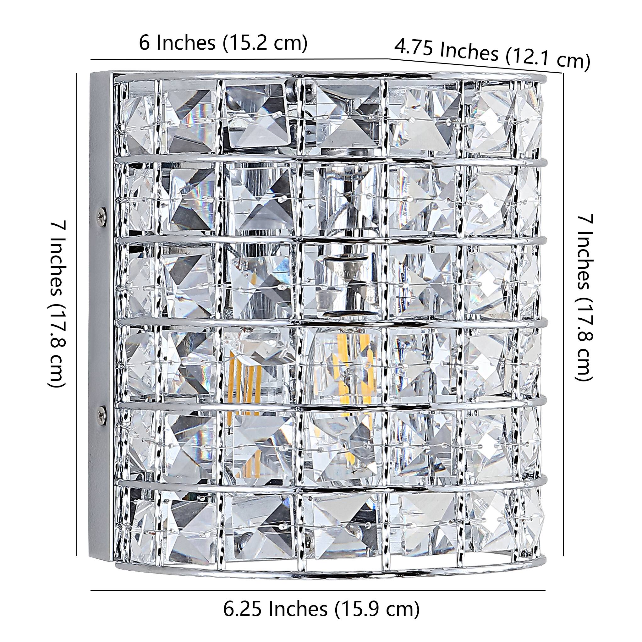6 Inches (15.2 cm)  
4.75 Inches (12.1 cm)  
7 Inches (17.8 cm)  
7 Inches (17.8 cm)  
6.25 Inches (15.9 cm)