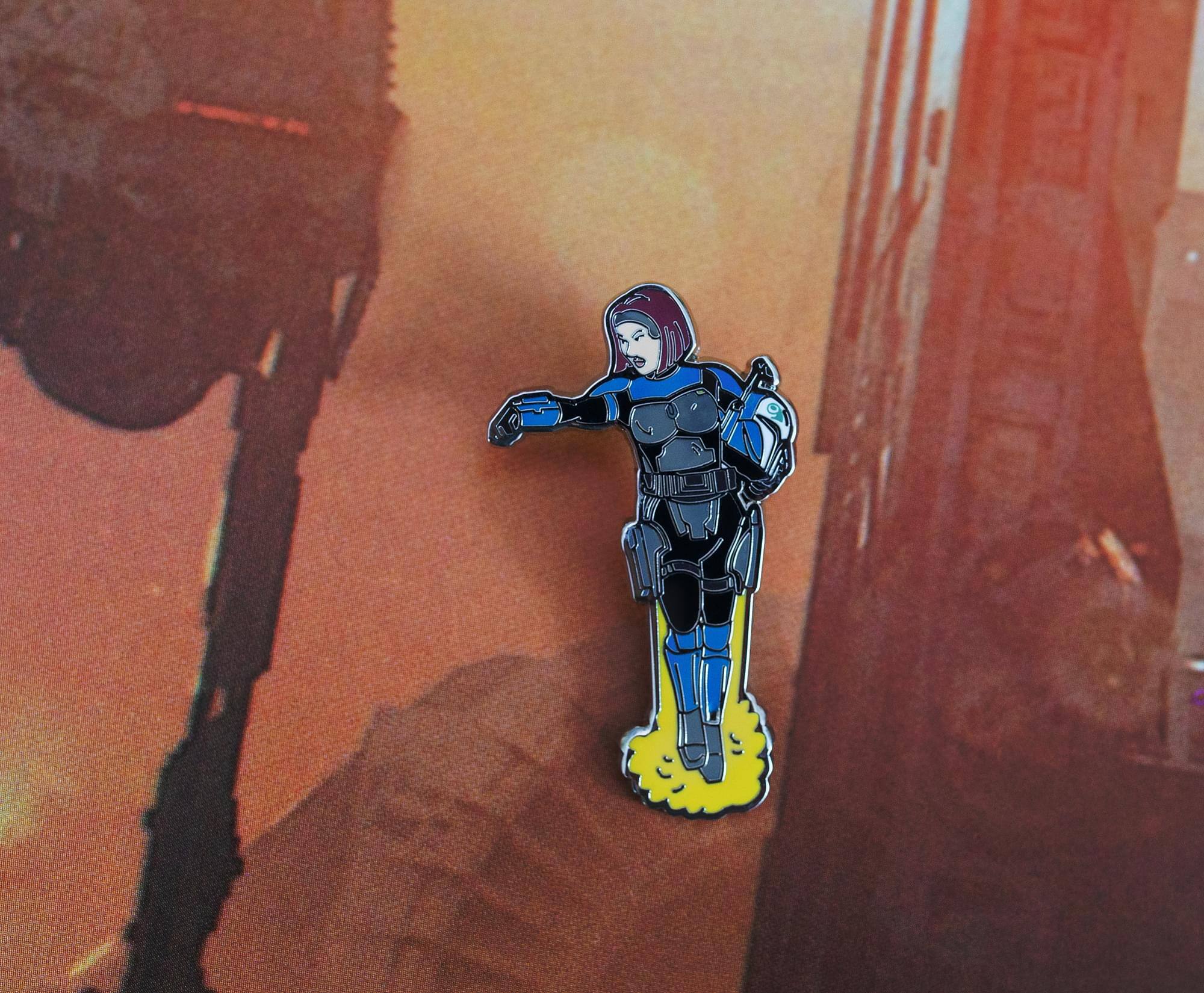 Alt View 10. Star Wars - Star Wars: The Clone Wars Bo-Katan Limited Edition Enamel Pin | SDCC Exclusive - Blue.