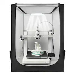 VEVOR - 3D Printer Enclosure, Dustproof Waterproof Large Oxford Cloth 3D Printer Tent, Constant Temperature Protective Case - Black