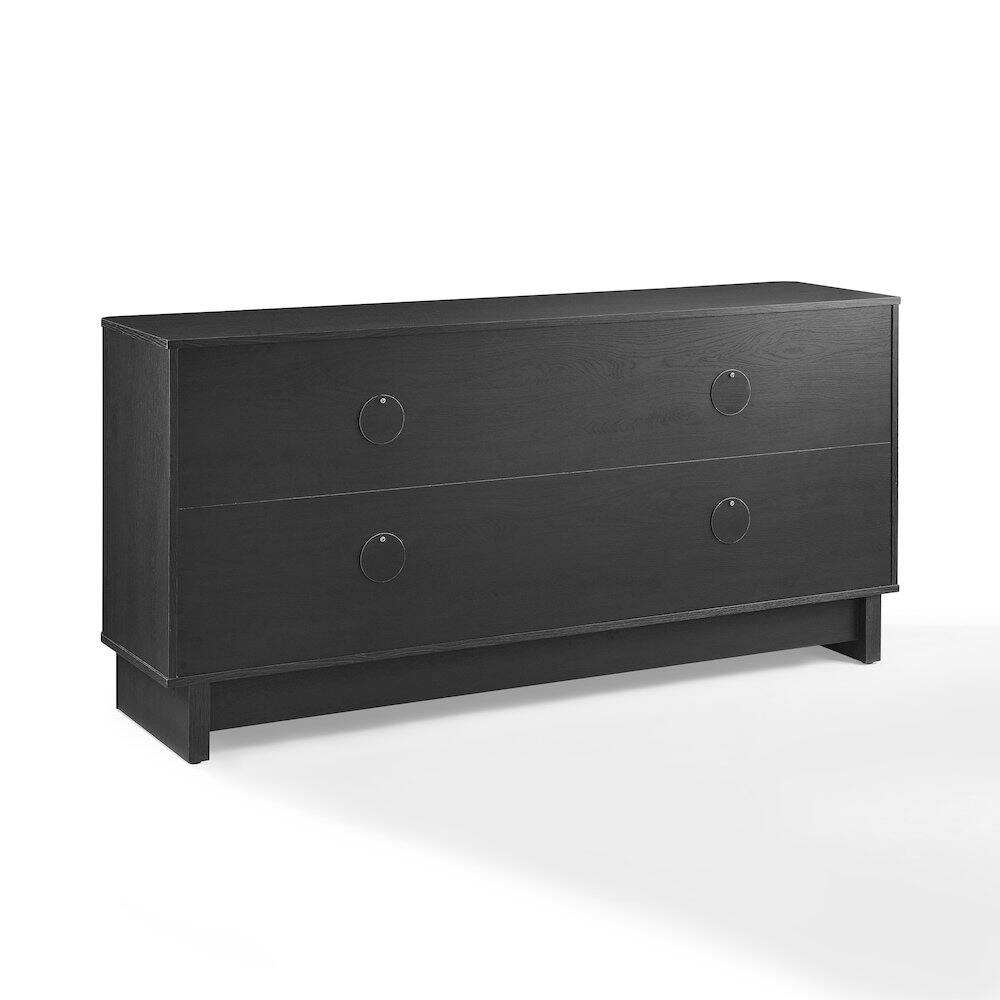 Alt View 1. Crosley Furniture - Wesley Sideboard - Black.