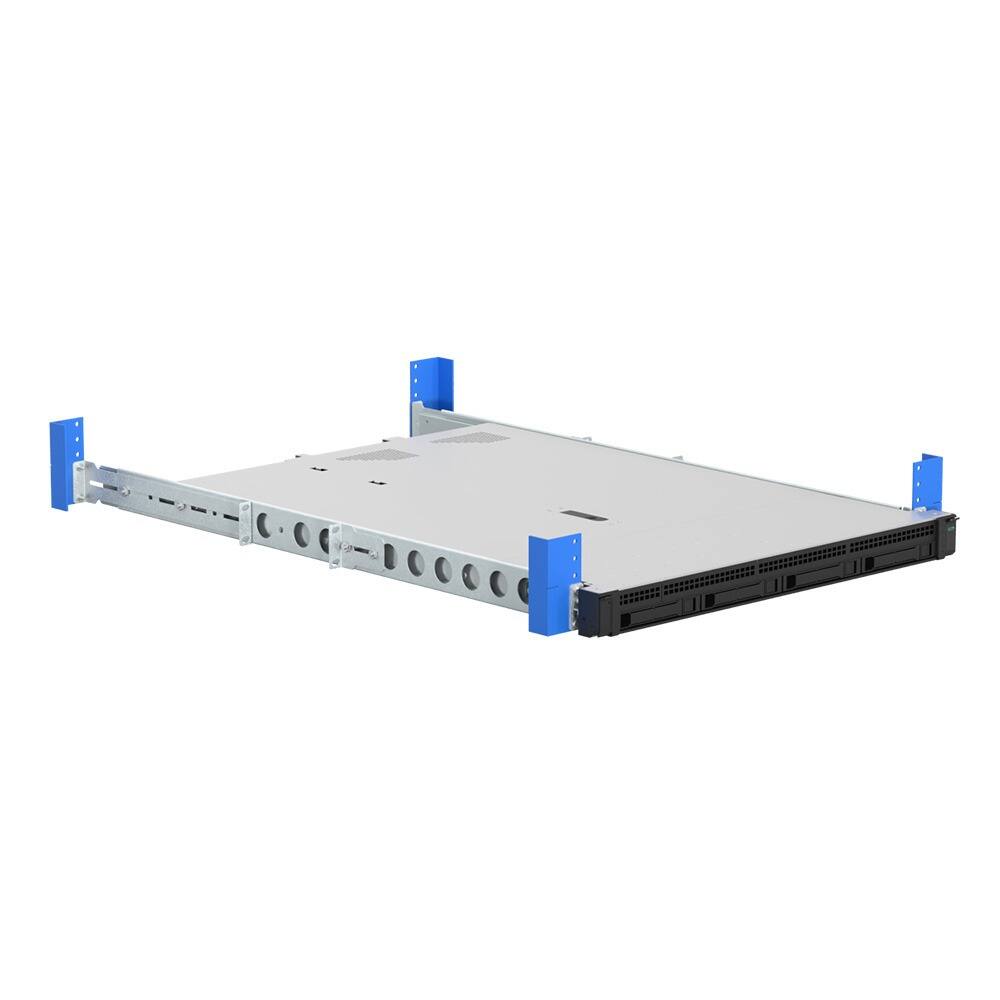 Alt View 4. RackSolutions - RackSolutions 1U Raven 100-A Rail for HPE - Black.
