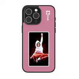 Tizag - Digital Canvas Case for iPhone 15 Pro Max - Pink