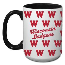 Indigo Falls - Wisconsin Badgers 15oz. Vintage Repeat Java Mug - Multicolor