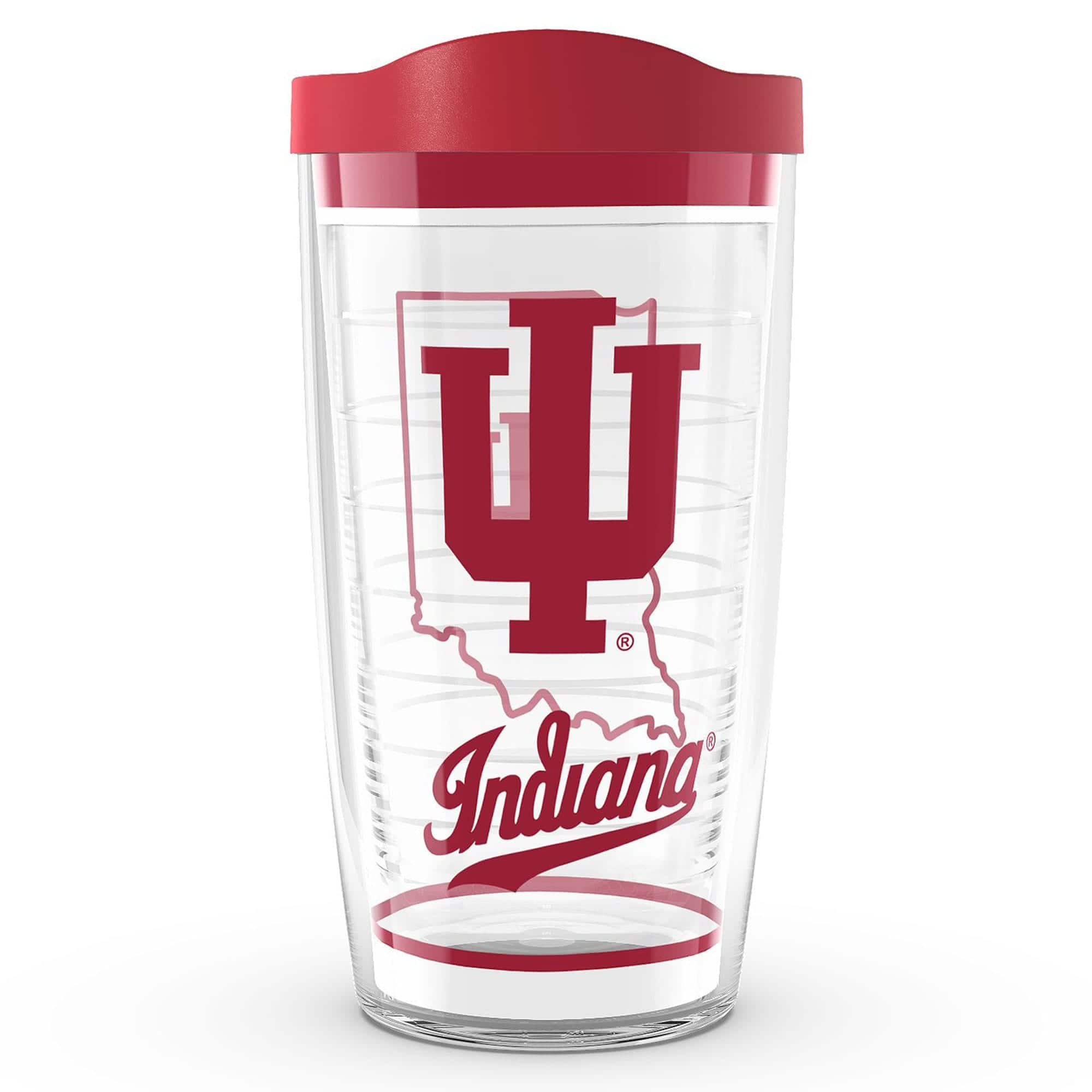 Front. Tervis - Indiana Hoosiers 16oz. Tradition Classic Tumbler - Multicolor.