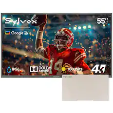 Sylvox Google TV 55" 4K IP56 DOLBY ATMOS 1000Nits