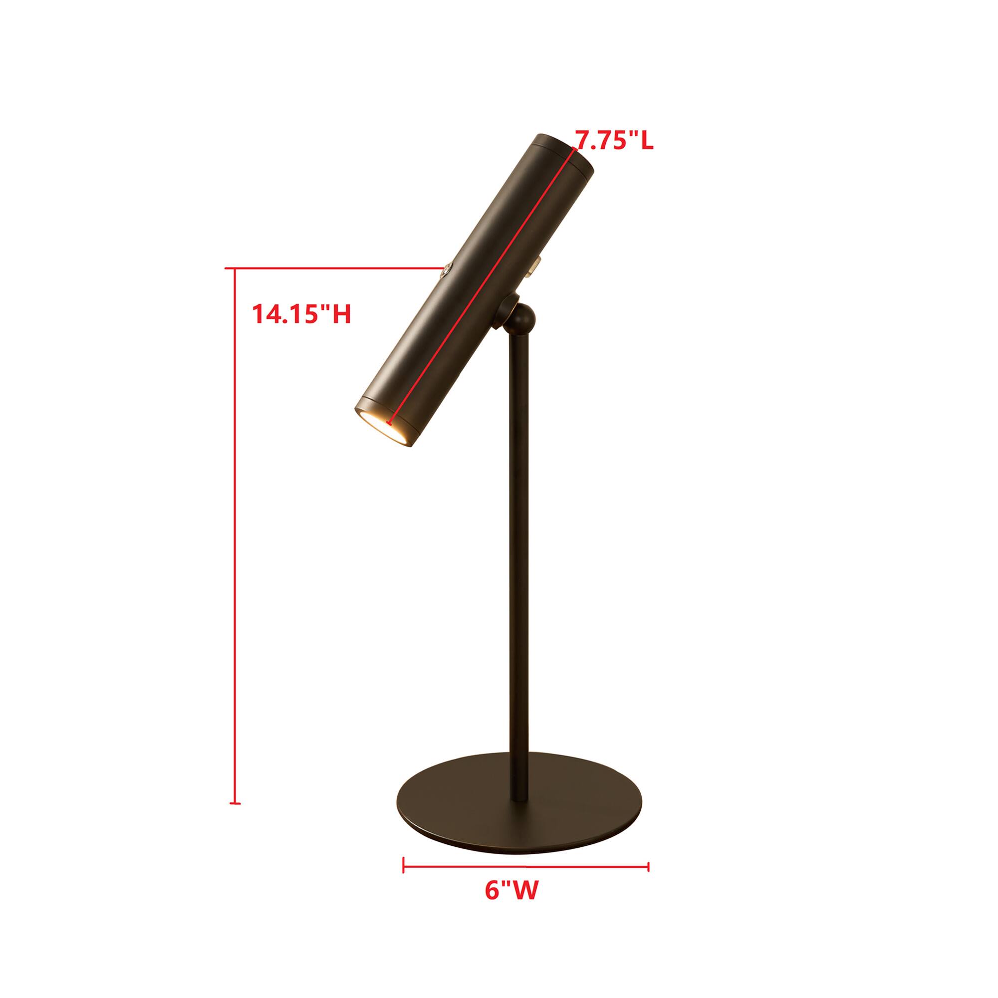 7.75"L  
14.15"H  
6"W