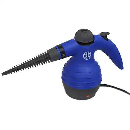 Front. DBTech - Handheld Multi-Purpose Pressurized Steam Cleaner for Stain Removal, Bed Bug Control, More - Blue.